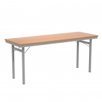Klapptisch, 170x60 cm (B/T), 72 cm hoch, 4-Fuß, 